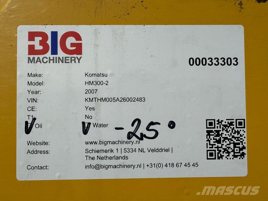 Komatsu HM300-2 Dumpers articolati