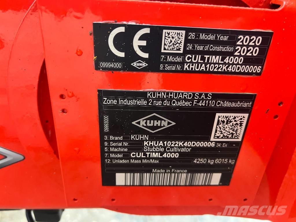 Kuhn CULTIM L4000 Coltivatori