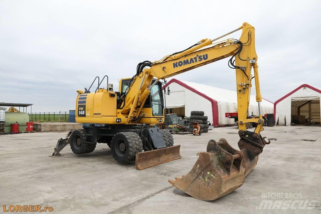 Komatsu PW 148-10 Escavatori gommati