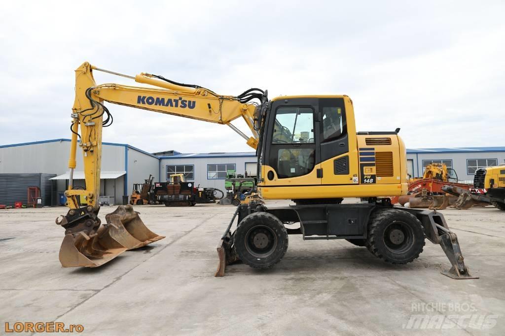 Komatsu PW 148-10 Escavatori gommati