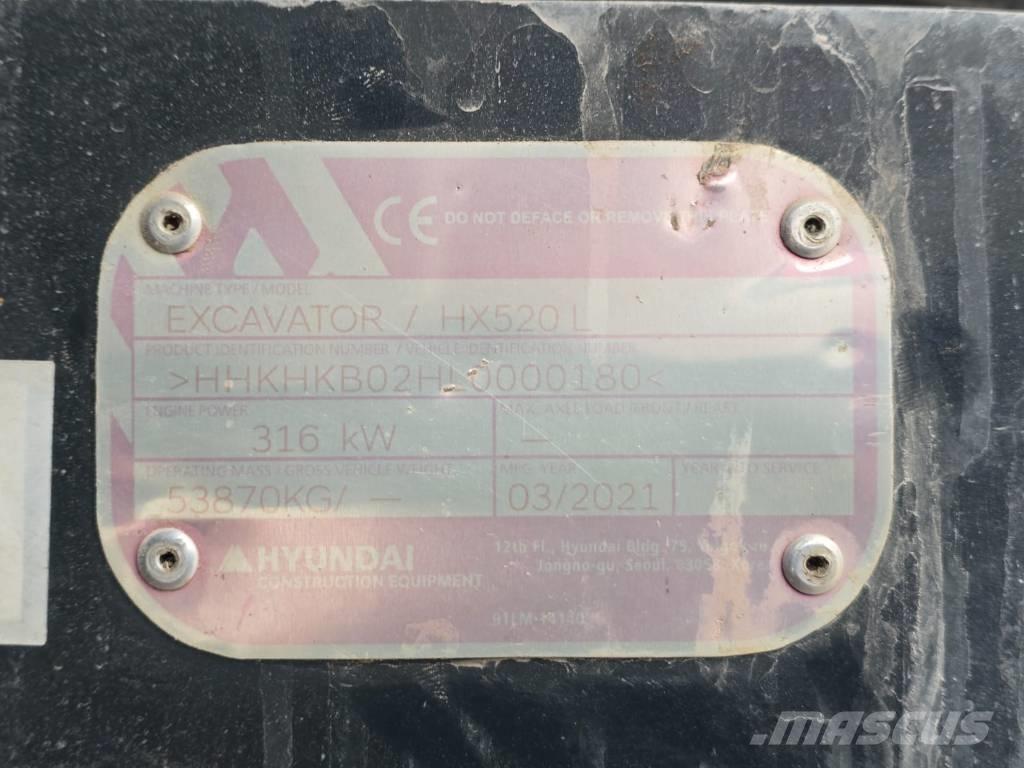 Hyundai HX 520 L Escavatori cingolati
