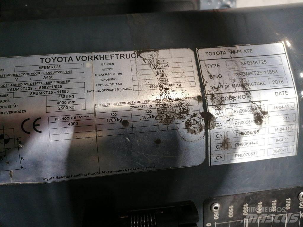 Toyota 8FBMKT25 Carrelli elevatori elettrici