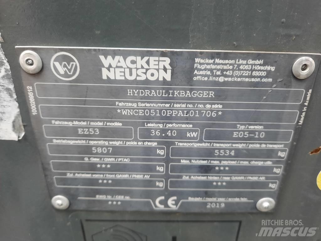 Wacker Neuson EZ 53 Miniescavatori