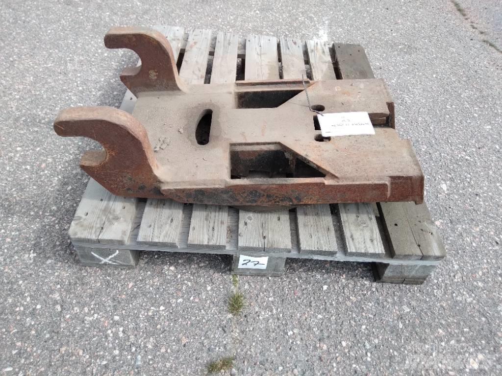 Engcon varaosia Pale a rotazione