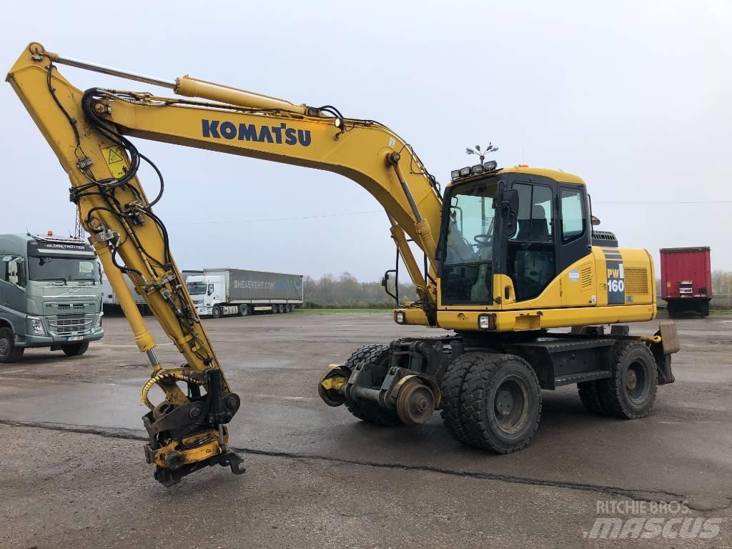 Komatsu PW160-7E0 Escavatori gommati