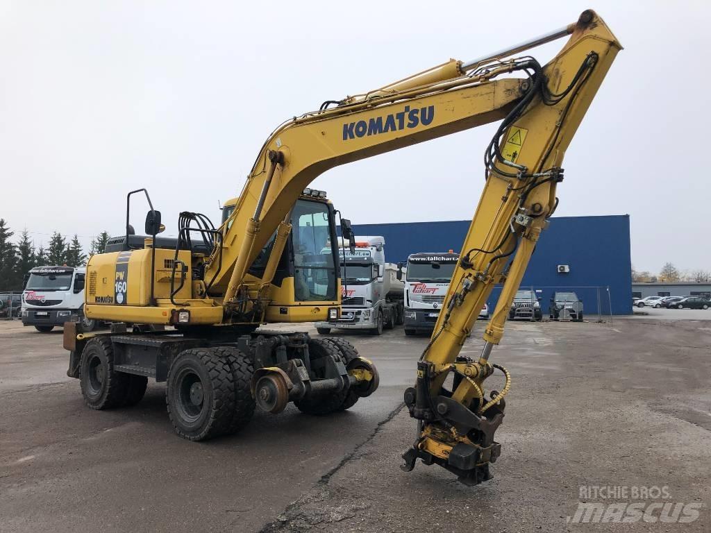 Komatsu PW160-7E0 Escavatori gommati