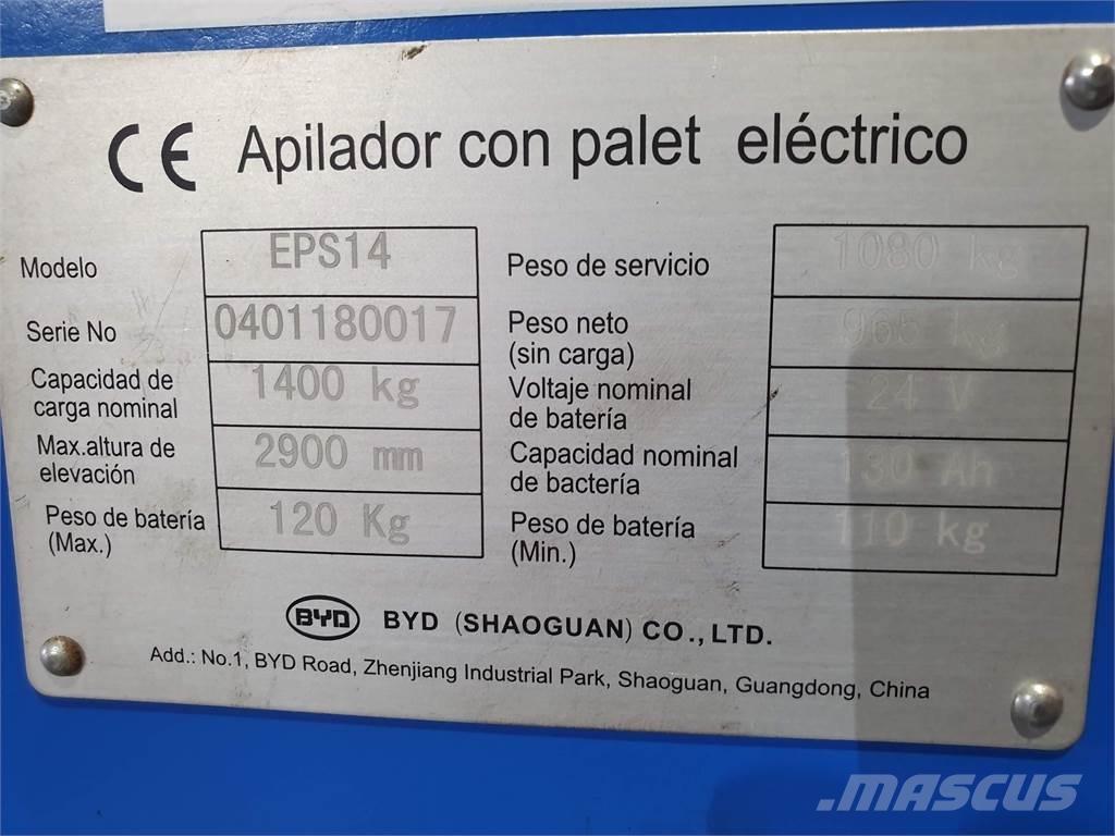 BYD EPS14 Carelli stoccatori  automatici-usati