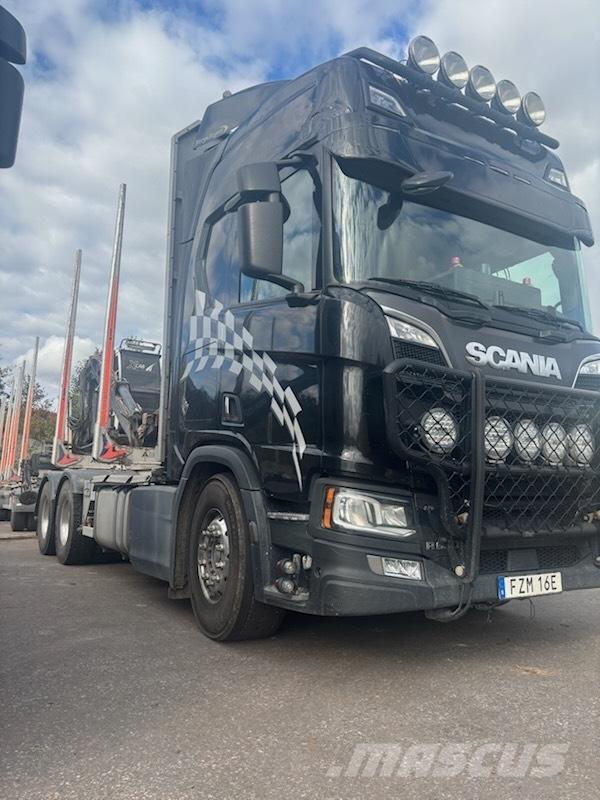 Scania R650B6X4NB Camion trasporto legname