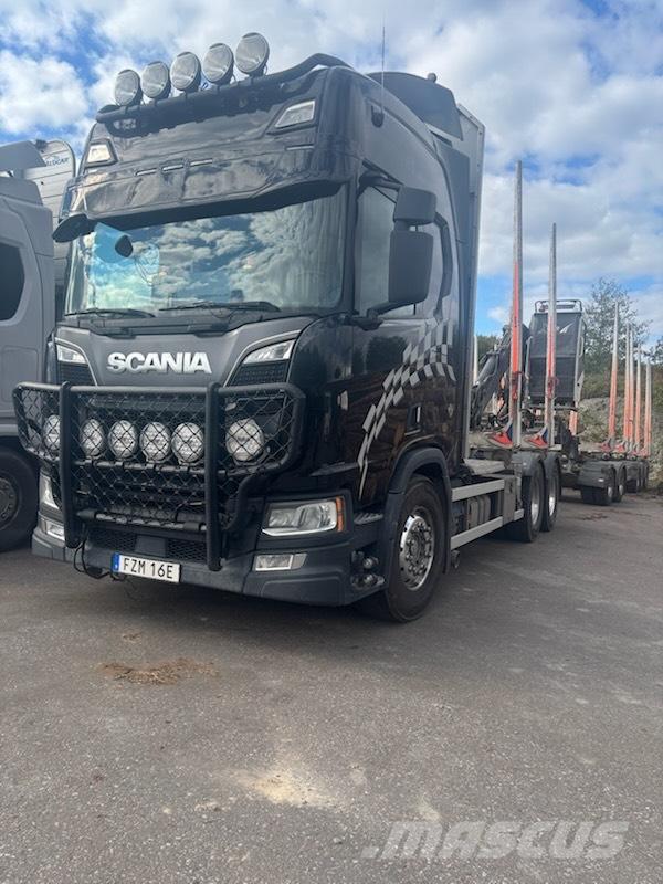 Scania R650B6X4NB Camion trasporto legname