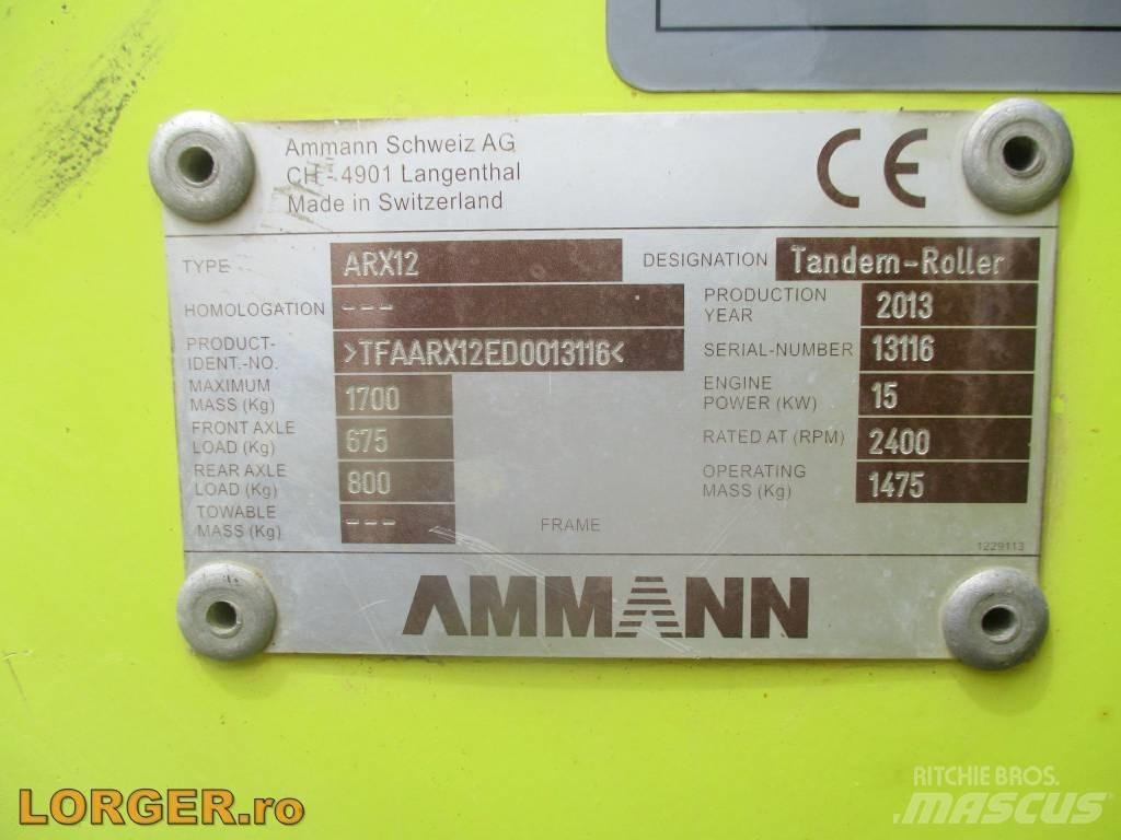 Ammann ARX 12 Rulli a doppio tamburo