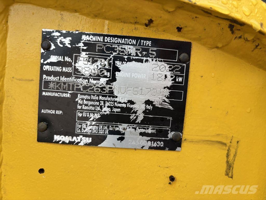 Komatsu PC35 Miniescavatori