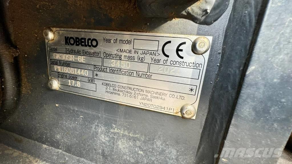Kobelco SK 30 SR-6E Miniescavatori