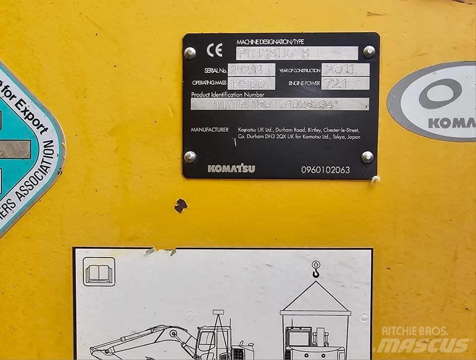 Komatsu PC 138 Escavatori medi 7t - 12t