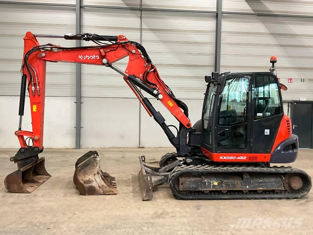 Kubota KX 080-4 A 2 Escavatori medi 7t - 12t