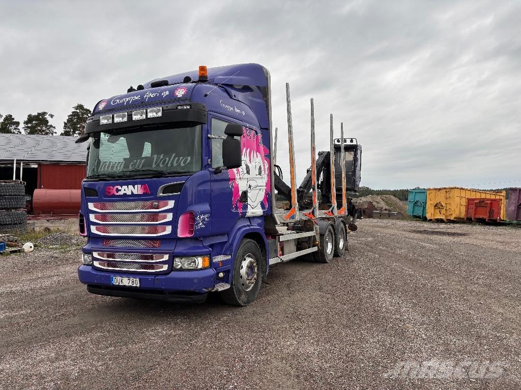 Scania 560. 6x4 Camion trasporto legname