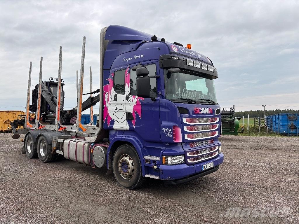 Scania 560. 6x4 Camion trasporto legname