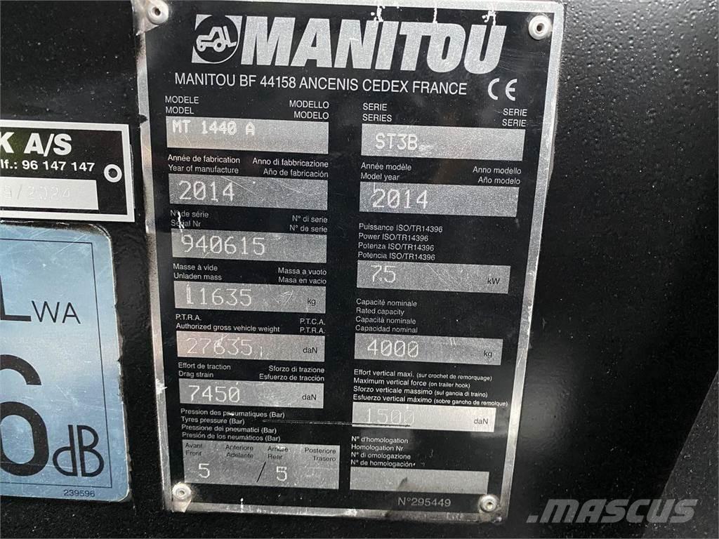 Manitou MT1440A Sollevatori telescopici