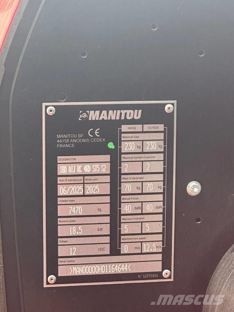 Manitou 180 ATJ Piattaforme a braccio articolato