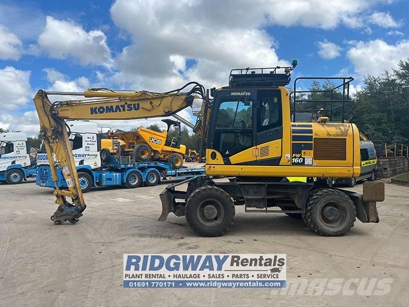 Komatsu PW 160 Escavatori gommati