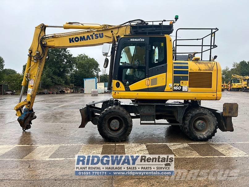 Komatsu PW 160 Escavatori gommati