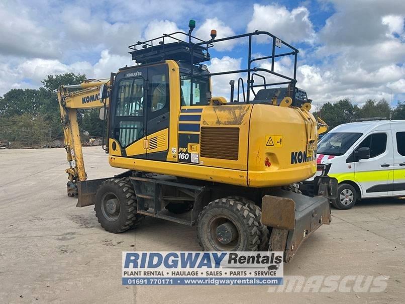 Komatsu PW 160 Escavatori gommati