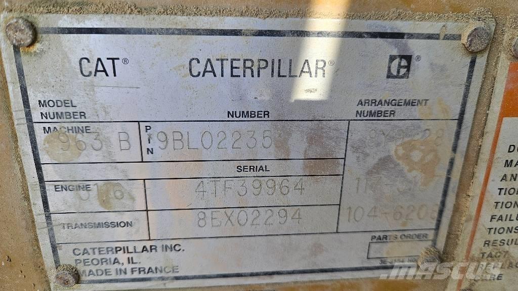 CAT 963 B Pale cingolate