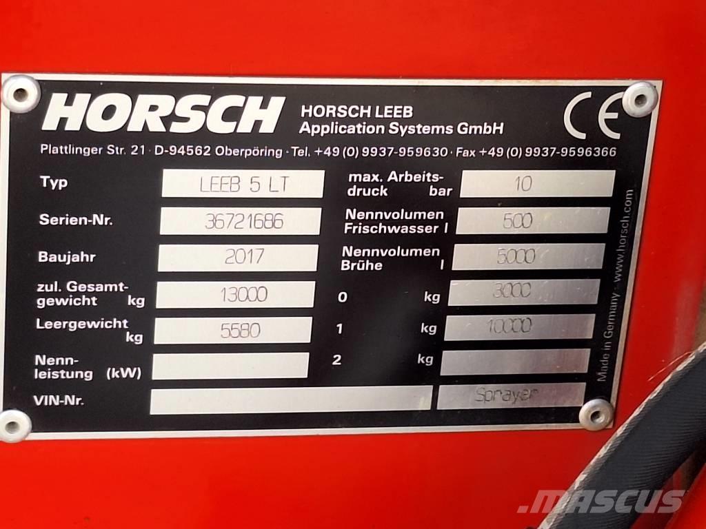 Horsch Leeb 5 LT Irroratrici trainate