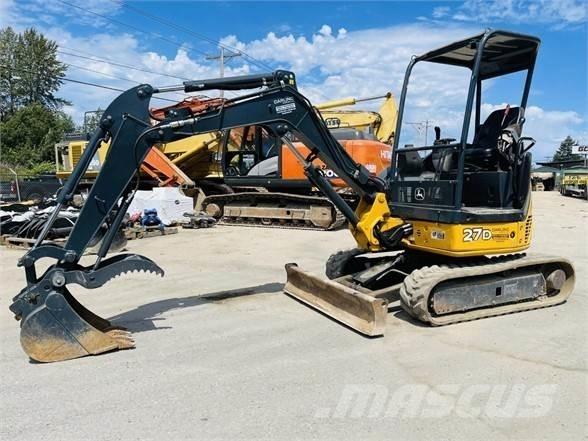 John Deere 27D Miniescavatori