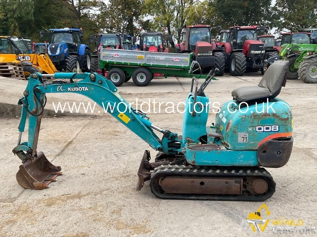 Kubota K 008 Miniescavatori