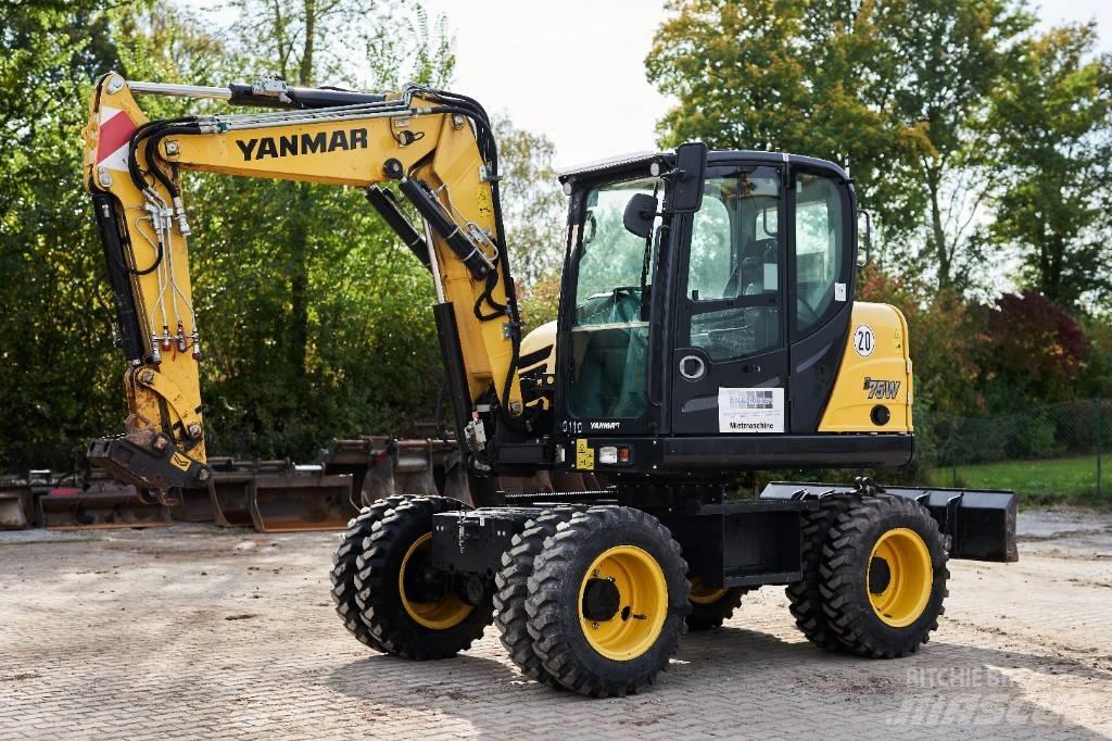 Yanmar B 75 W Escavatori gommati