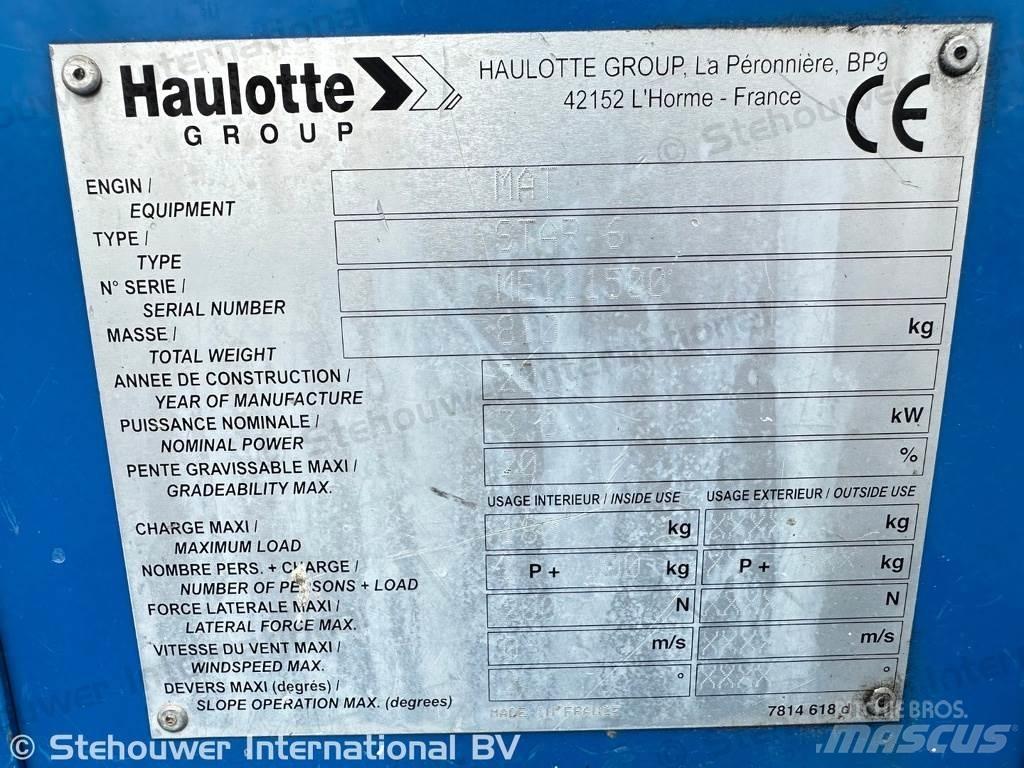 Haulotte Star 6 Piattaforme cingolate, Piattaforme a ragno e Montacarichi