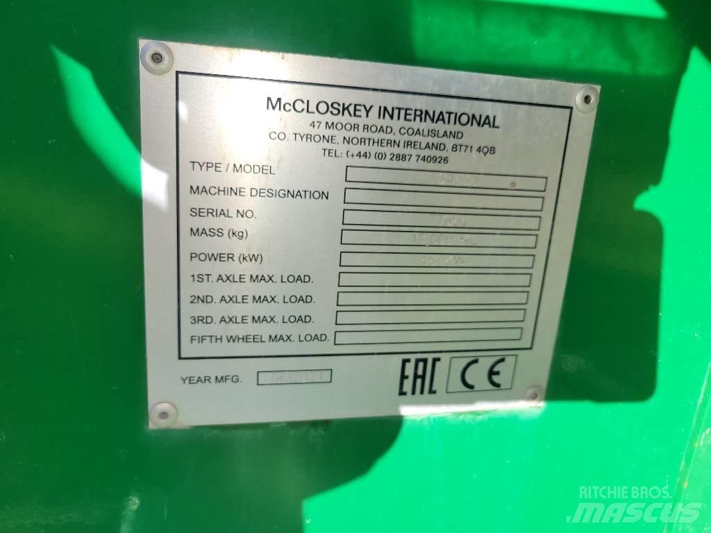 McCloskey TS4080 Nastri trasportatori