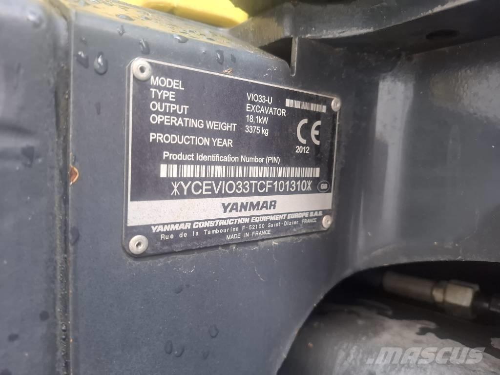 Yanmar Vio 33 U Miniescavatori