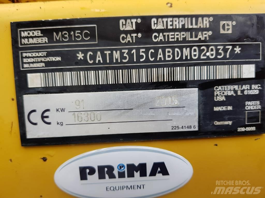 CAT M315C Outriggers Telaio e sospensioni