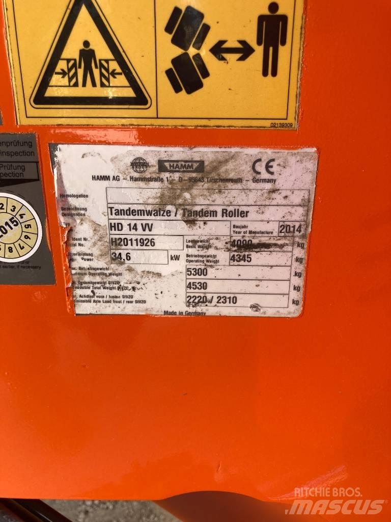Hamm HD 14 VV Rulli a doppio tamburo
