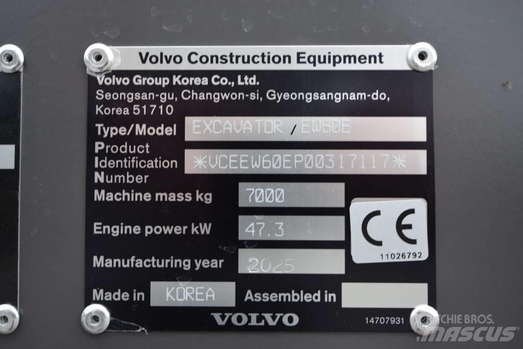Volvo EW 60 E Miniescavatori