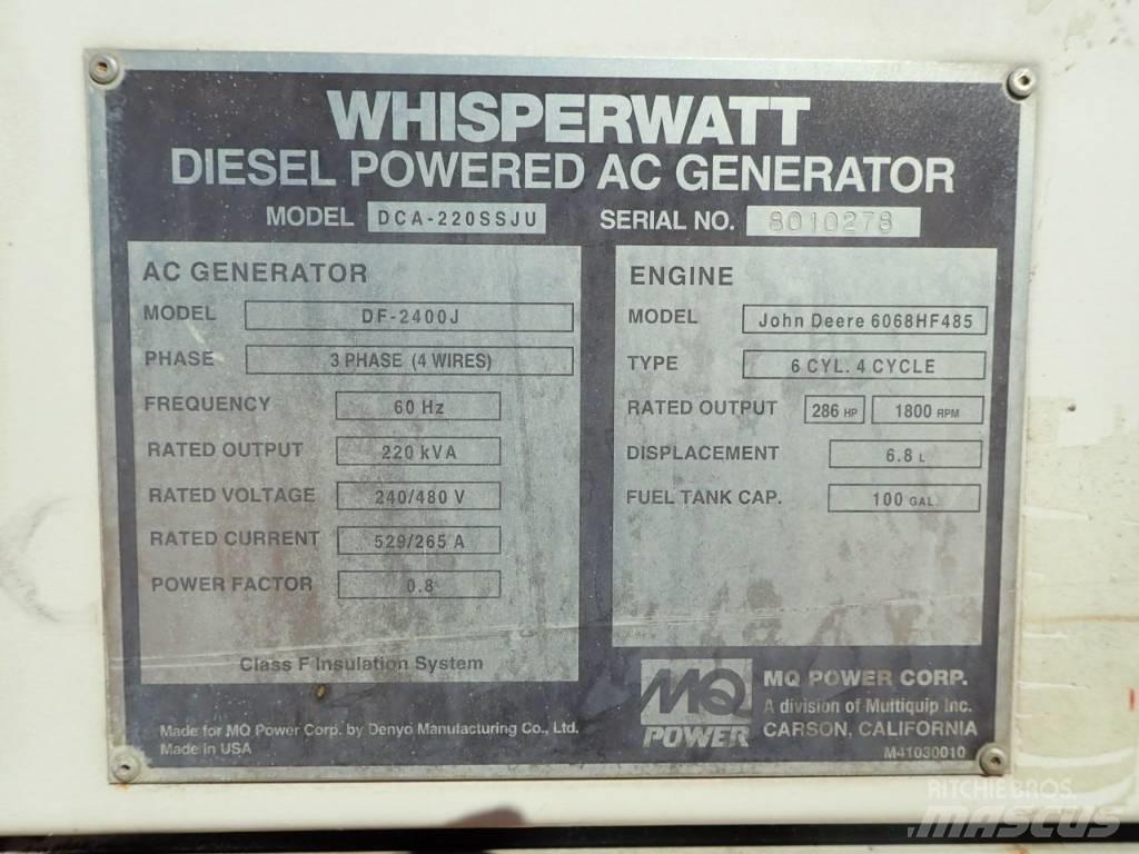MultiQuip DCA220SSJU Generatori diesel