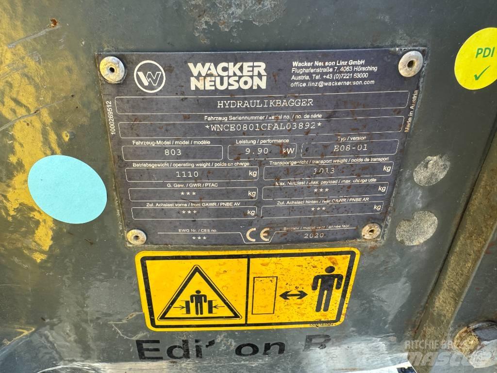 Wacker Neuson 803 Escavatori cingolati