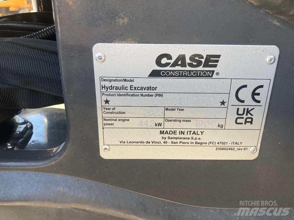 CASE CX65D Miniescavatori