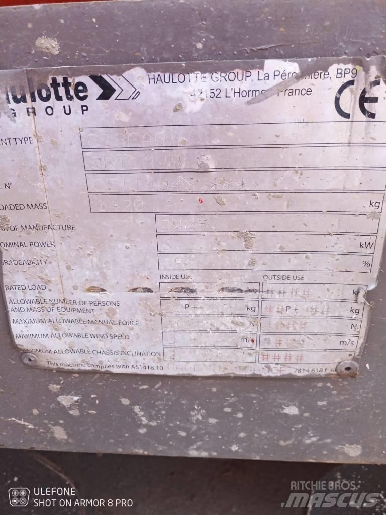 Haulotte Optimum  8 Piattaforme a pantografo