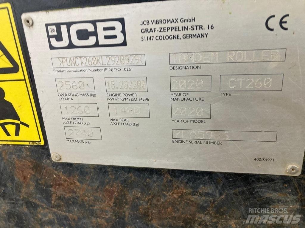 JCB CT 260-120 Rulli a doppio tamburo