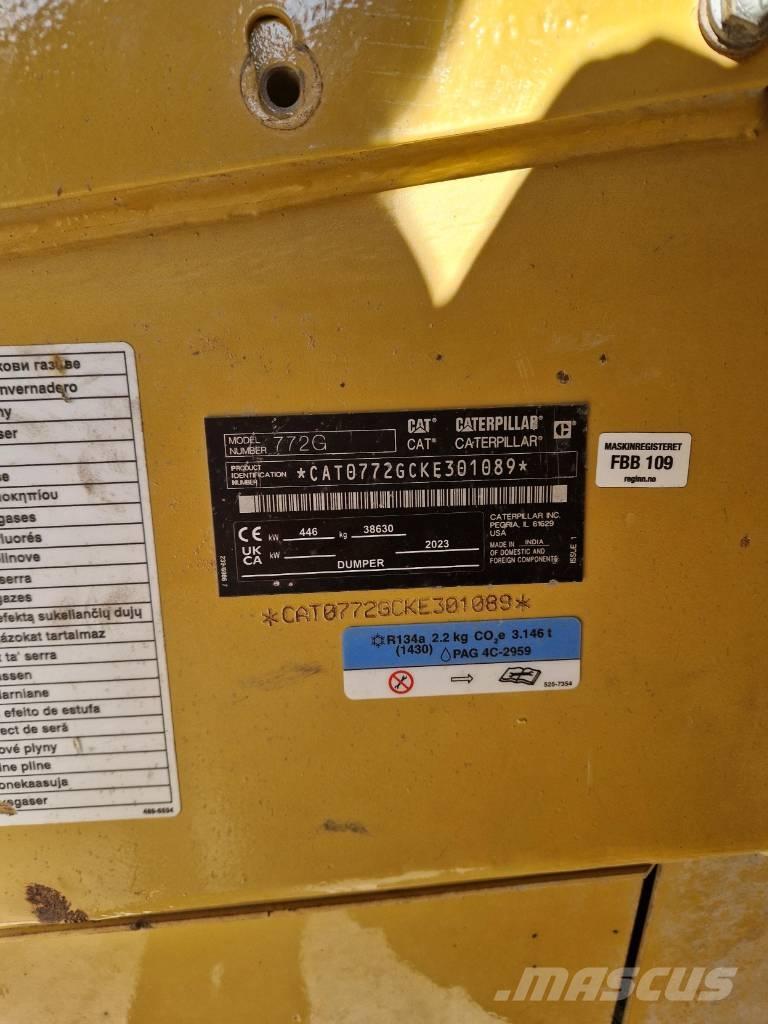 CAT 772 G Dumper a telaio rigido