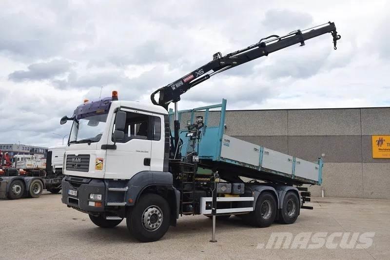 MAN TGA 26.320 Autocarro pianale / argano