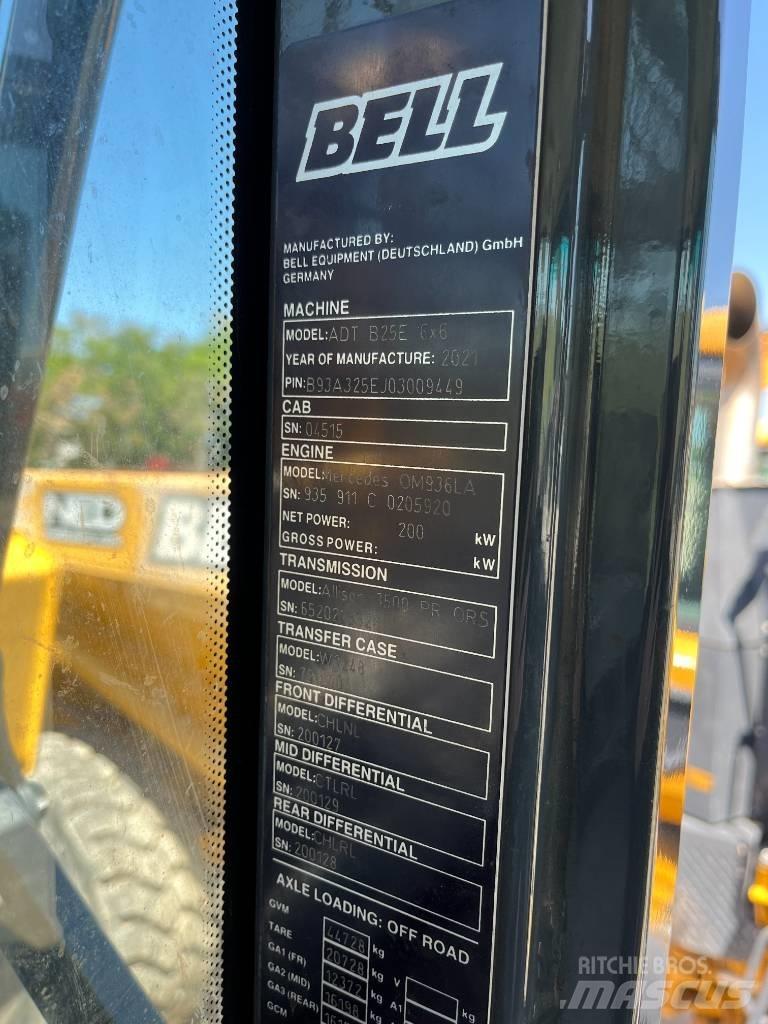 Bell B25E Dumpers articolati