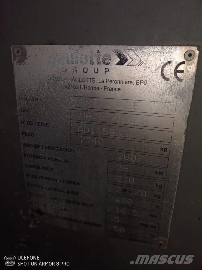 Haulotte HA 16 PX NT Piattaforme a braccio articolato
