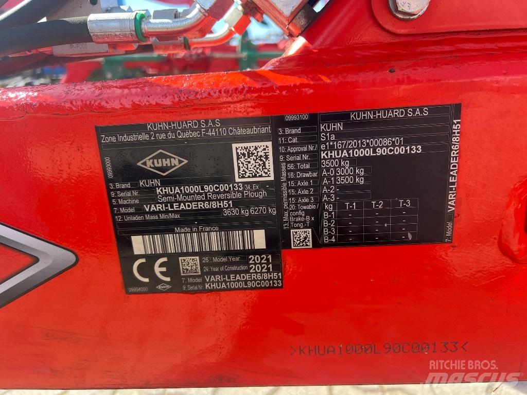 Kuhn Vari-Lander Aratri reversibili
