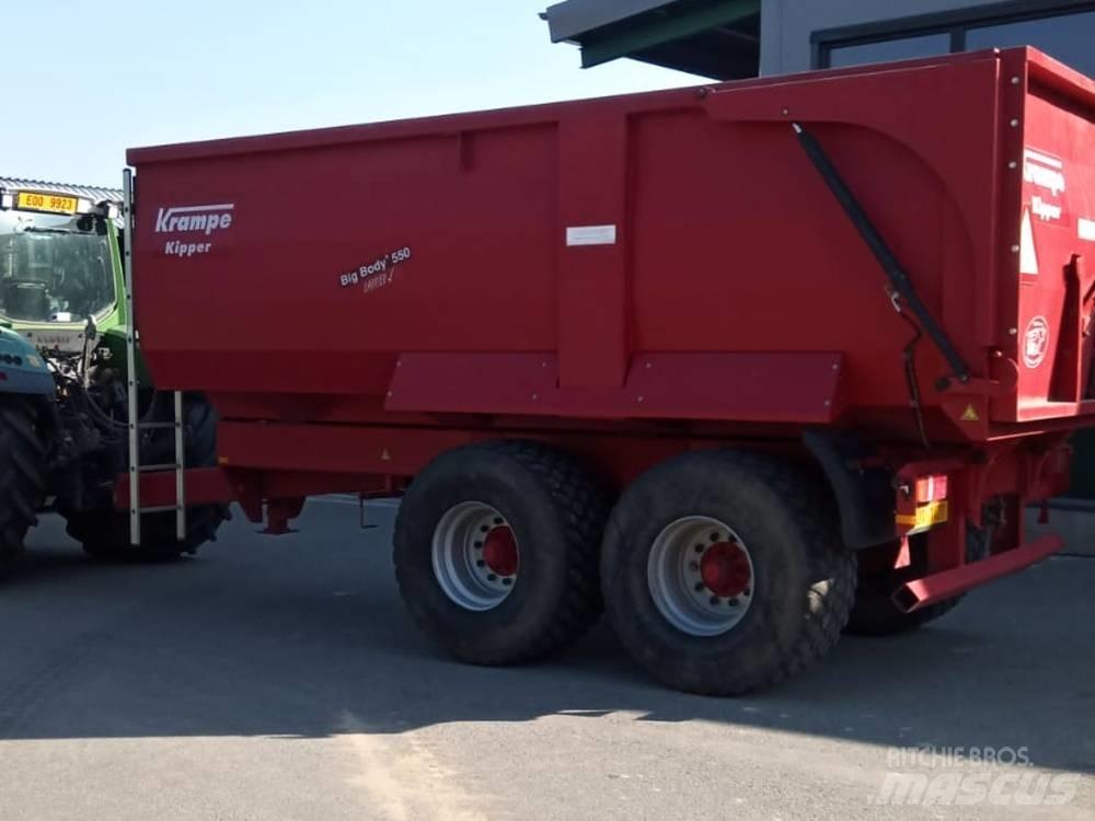 Krampe Big Body 550 Semirimorchio a pianale