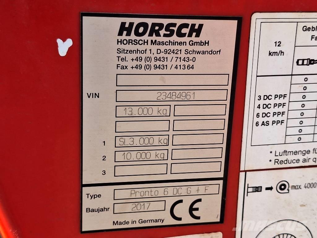 Horsch Pronto 6 DC Perforatrici