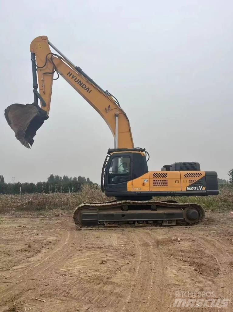 Hyundai Robex 520 VS Escavatori cingolati