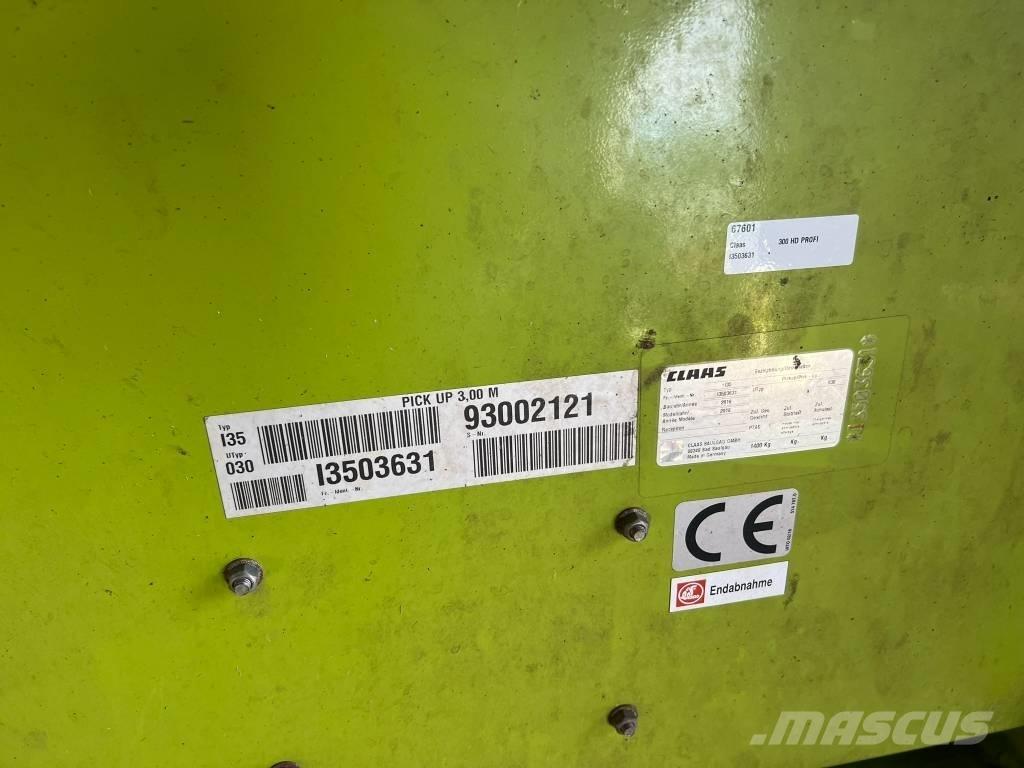 CLAAS PU 300 HD Altri macchinari per falciare e trinciare